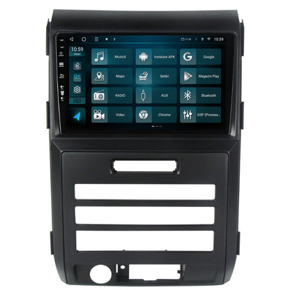 Navigatie HUB64 Ford F150 (2008-2014), 6GB RAM, Android, Octacore, Slot Sim 4G, DSP, GPS, Wi-FI, Carplay, Android Auto, USB, Bluetooth, Waze, Touchscreen, 9 Inch