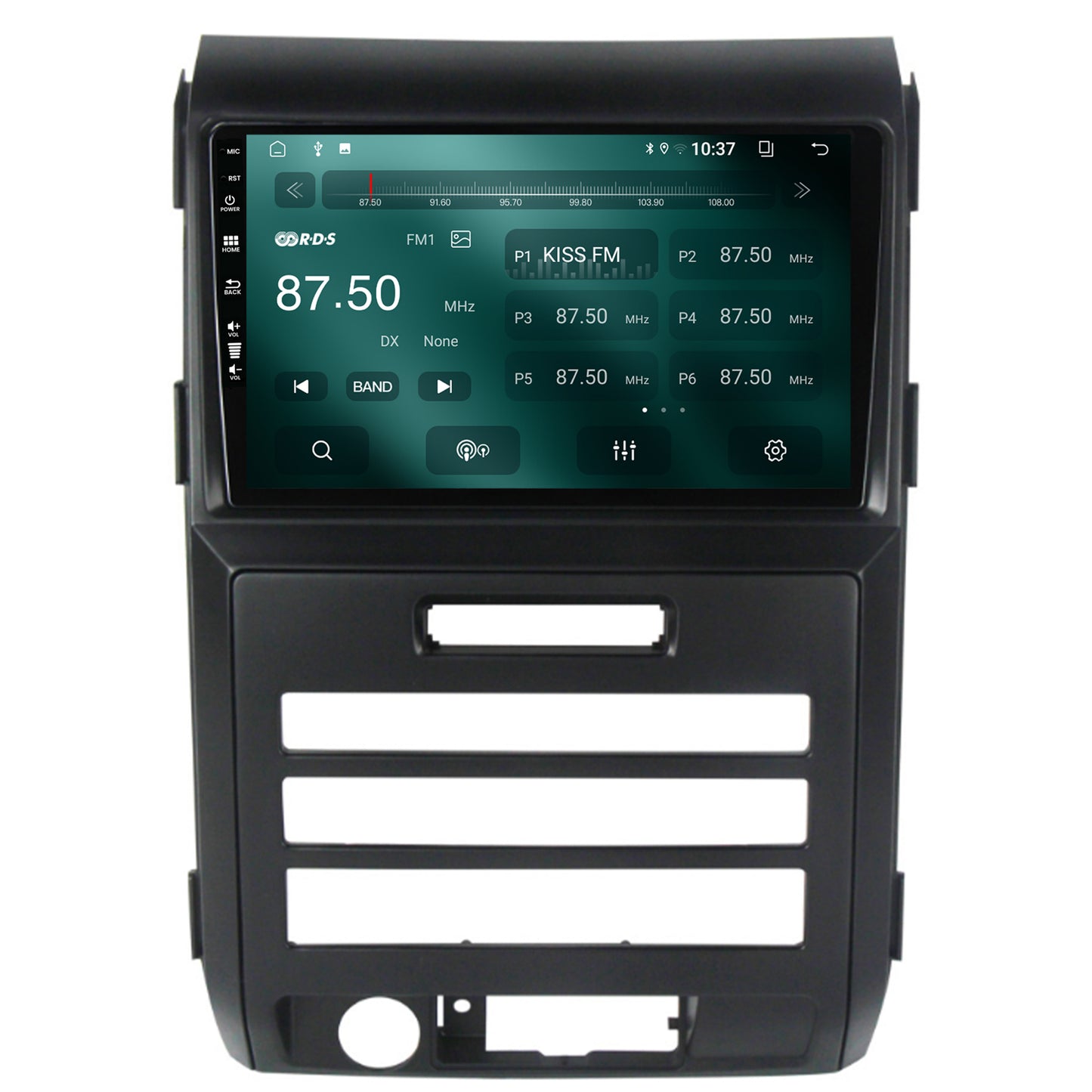 Navigatie HUB64 Ford F150 (2008-2014), 2GB RAM, Android, GPS, Wi-FI, Carplay, Android Auto, USB, Bluetooth, Radio, Waze, Touchscreen, 9 inch