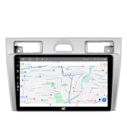 Navigatie HUB64 Ford Fiesta (2002-2008), 2GB RAM, Android, GPS, Wi-FI, Carplay, Android Auto, USB, Bluetooth, Radio, Waze, Touchscreen, 9 inch