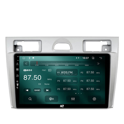 Navigatie HUB64 Ford Fiesta (2002-2008), 2GB RAM, Android, GPS, Wi-FI, Carplay, Android Auto, USB, Bluetooth, Radio, Waze, Touchscreen, 9 inch
