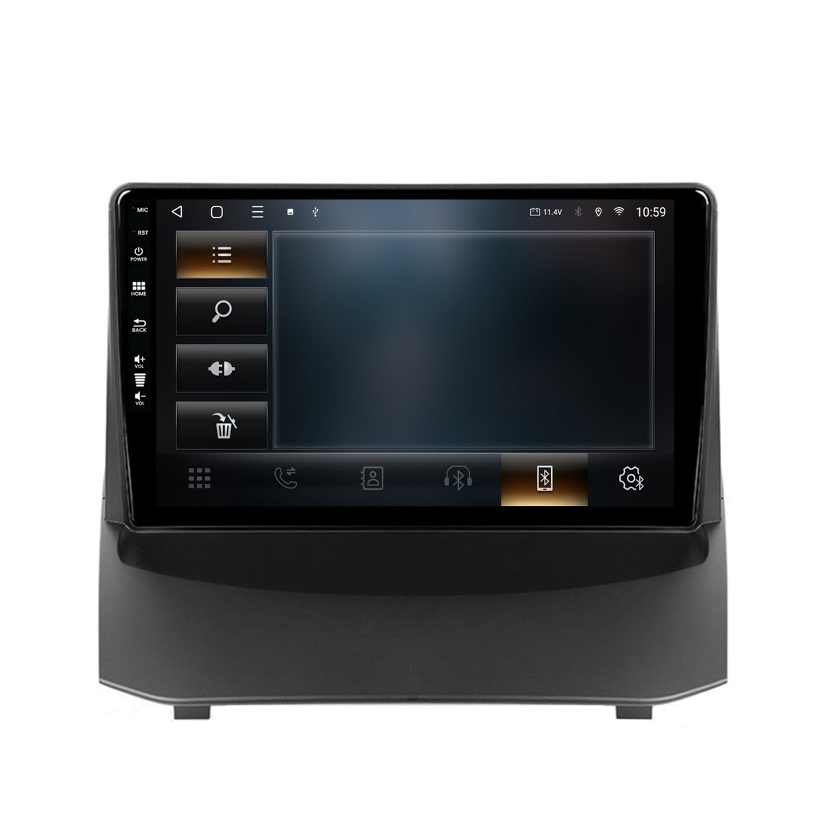 Navigatie HUB64 Ford Fiesta (2009-2012), 4GB RAM, Android, Quadcore, DSP, GPS, Wi-FI, Carplay, Android Auto, USB, Bluetooth, Waze, Touchscreen, 9 inch