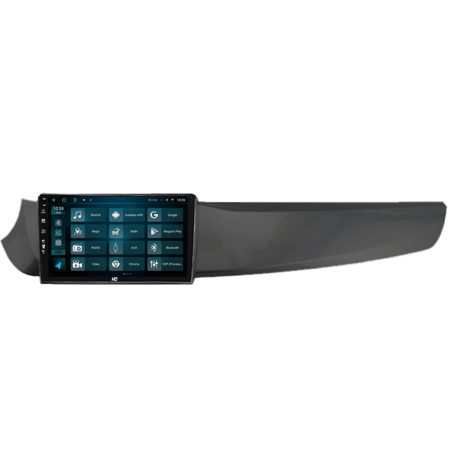 Navigatie HUB64 Alfa Romeo Giulietta (2010-2014), 4GB RAM, Android, GPS, Wi-FI, Carplay, Android Auto, USB, Bluetooth, Radio, Waze, Touchscreen, 9 inch