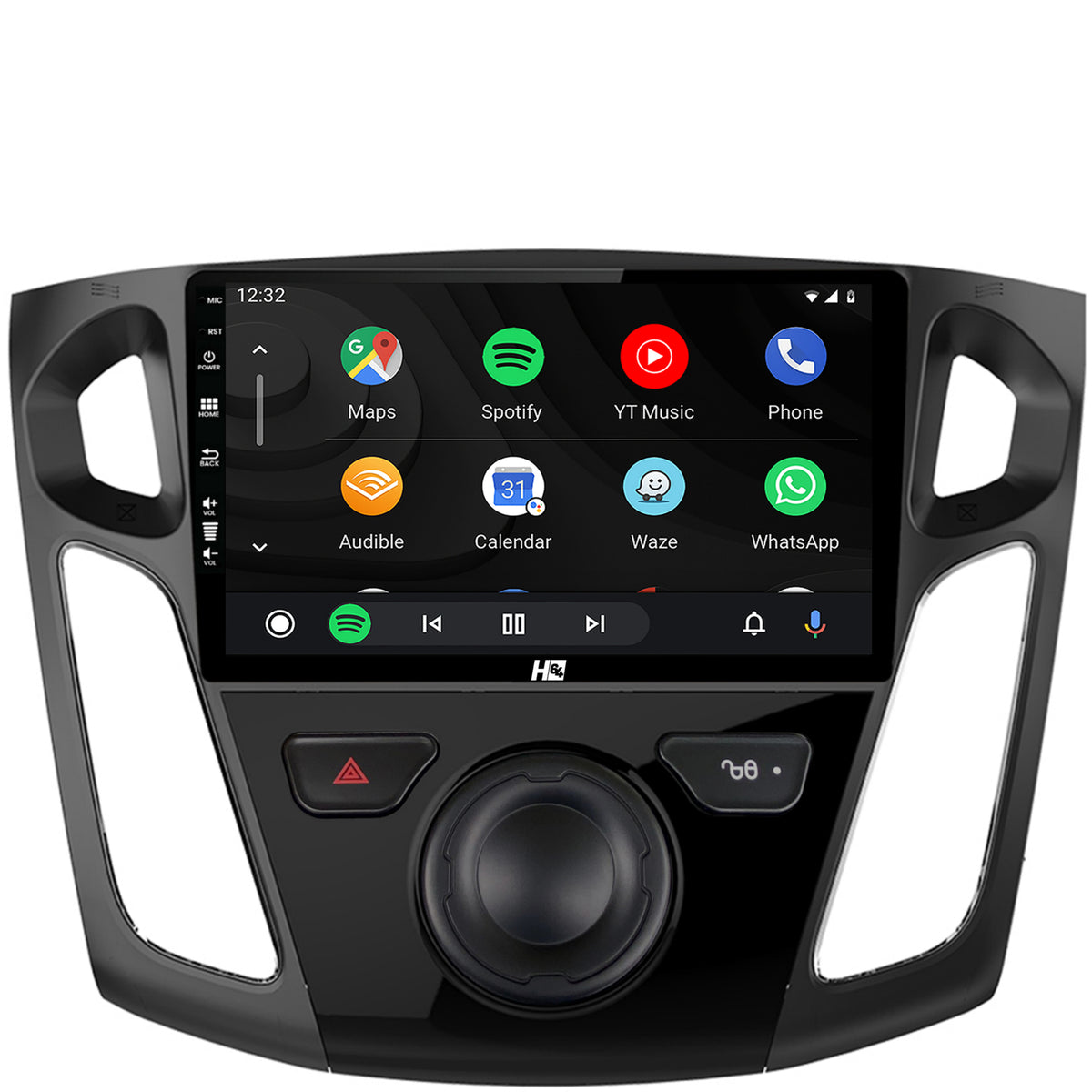 Navigatie HUB64 Ford Focus 3 (2011-2019), 2GB RAM, Android, GPS, Wi-FI, Carplay, Android Auto, USB, Bluetooth, Radio, Waze, Touchscreen, 9 inch
