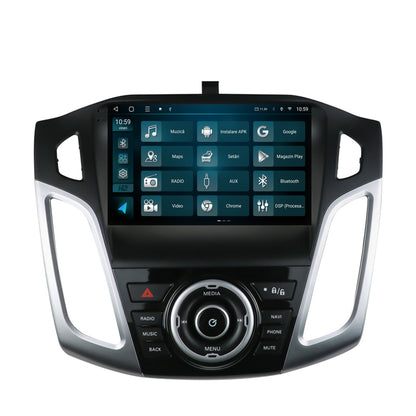 Navigatie HUB64 Ford Focus 3 (2011-2019), 4GB RAM, Android, Quadcore, DSP, GPS, Wi-FI, Carplay, Android Auto, USB, Bluetooth, Waze, Touchscreen, 9 inch