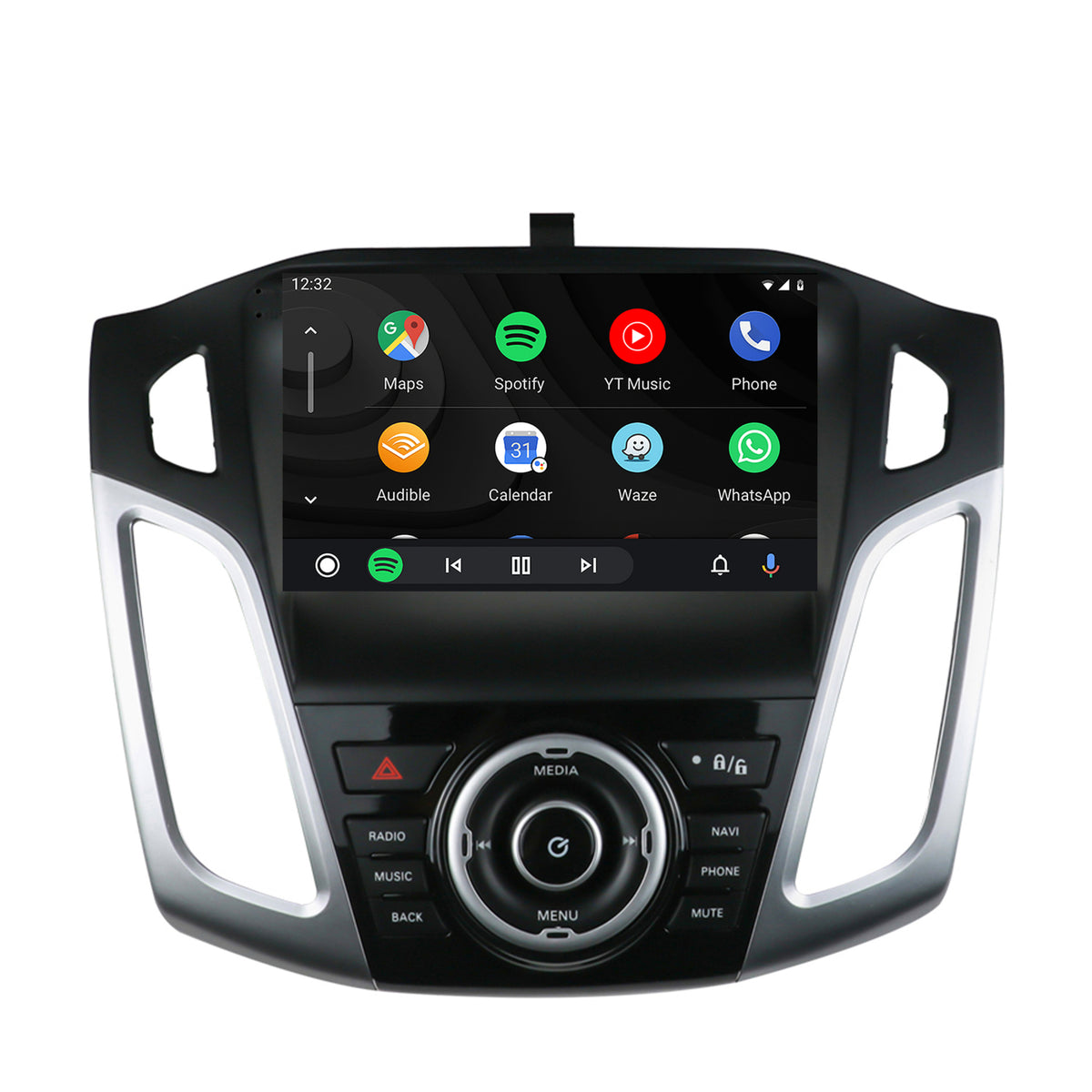 Navigatie HUB64 Ford Focus 3 (2011-2019), 4GB RAM, Android, Octacore, Slot Sim 4G, DSP, GPS, Wi-FI, Carplay, Android Auto, USB, Bluetooth, Waze, Touchscreen, 9 inch