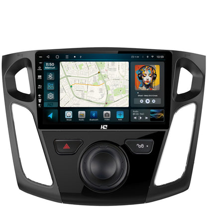 Navigatie HUB64 Ford Focus 3 (2011-2019), 6GB RAM, Android, Octacore, Slot Sim 4G, DSP, GPS, Wi-FI, Carplay, Android Auto, USB, Bluetooth, Waze, Touchscreen, 9 Inch