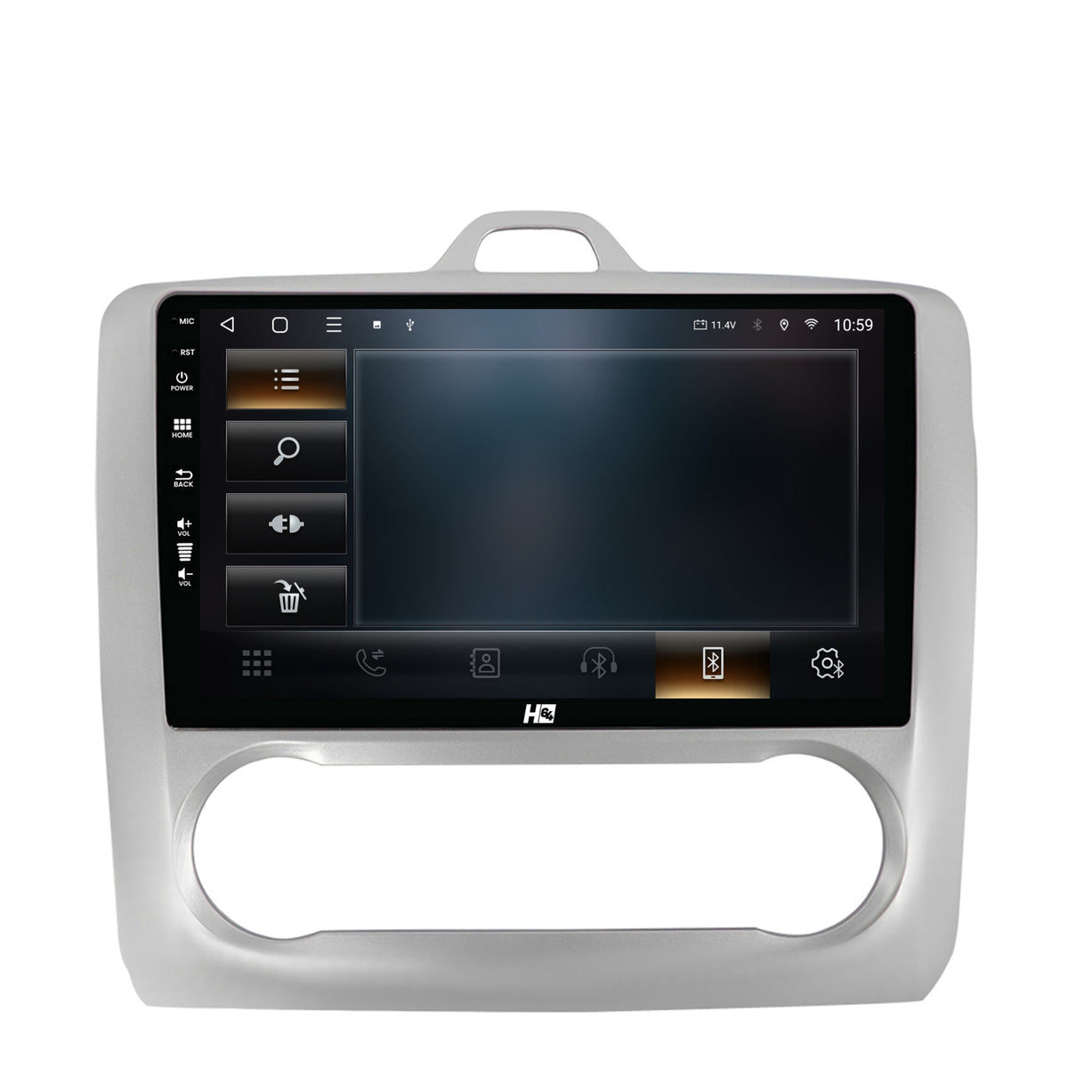 Navigatie HUB64 Ford Focus MK2 (2004-2011) Clima Automata, 4GB RAM, Android, Quadcore, DSP, GPS, Wi-FI, Carplay, Android Auto, USB, Bluetooth, Waze, Touchscreen, 9 inch