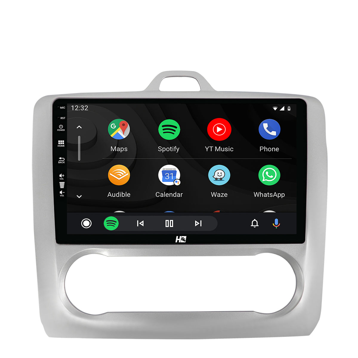 Navigatie HUB64 Ford Focus MK2 (2004-2011) Clima Automata, 4GB RAM, Android, Quadcore, DSP, GPS, Wi-FI, Carplay, Android Auto, USB, Bluetooth, Waze, Touchscreen, 9 inch