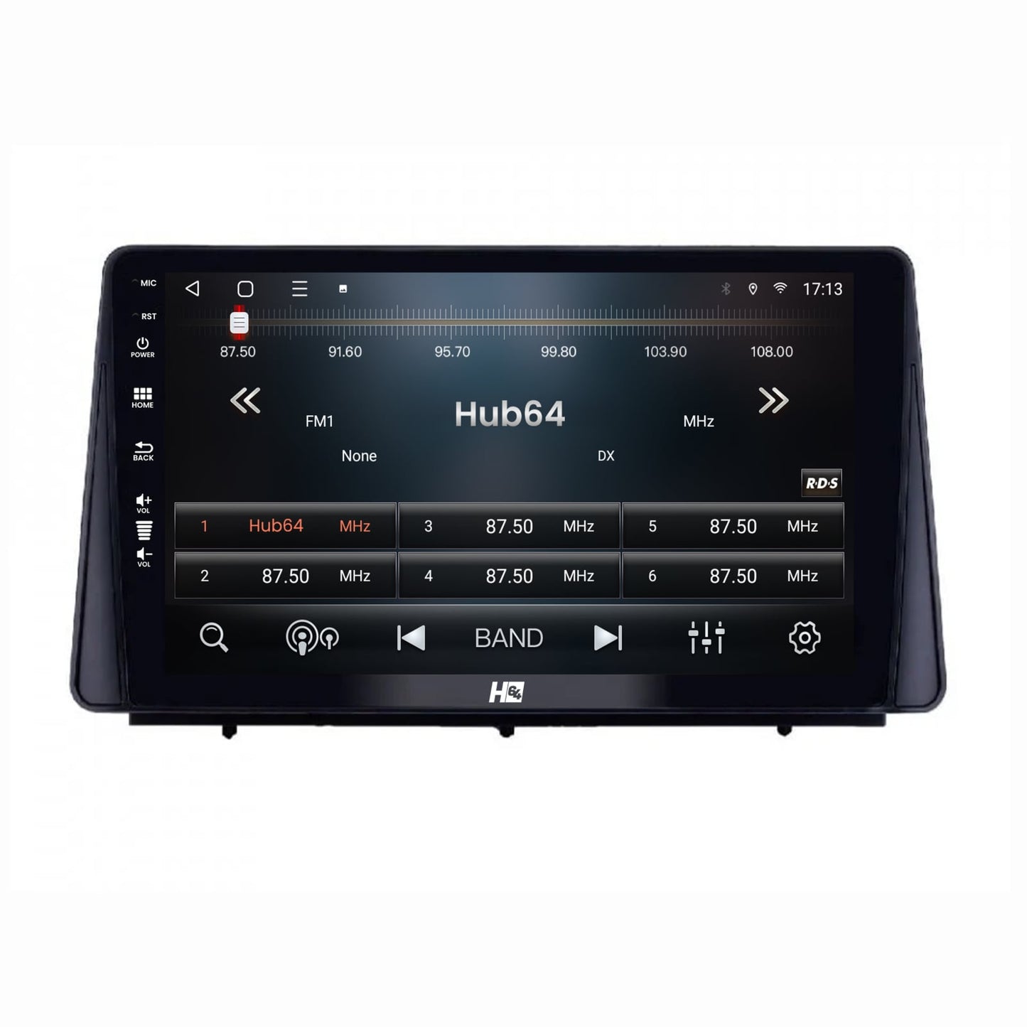 Navigatie HUB64 Ford Focus MK4 (2019+), 4GB RAM, Android, Quadcore, DSP, GPS, Wi-FI, Carplay, Android Auto, USB, Bluetooth, Waze, Touchscreen, 10.1 Inch