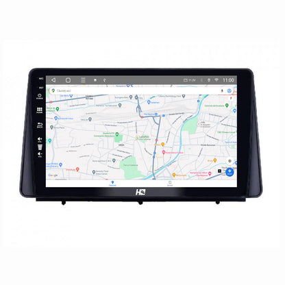 Navigatie HUB64 Ford Focus MK4 (2019+), 4GB RAM, Android, Quadcore, DSP, GPS, Wi-FI, Carplay, Android Auto, USB, Bluetooth, Waze, Touchscreen, 10.1 Inch