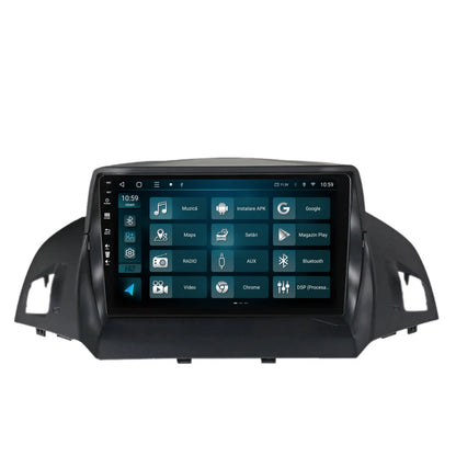 Navigatie HUB64 Ford Kuga / C-Max (2013-2018), 4GB RAM, Android, Quadcore, DSP, GPS, Wi-FI, Carplay, Android Auto, USB, Bluetooth, Waze, Touchscreen, 9 inch