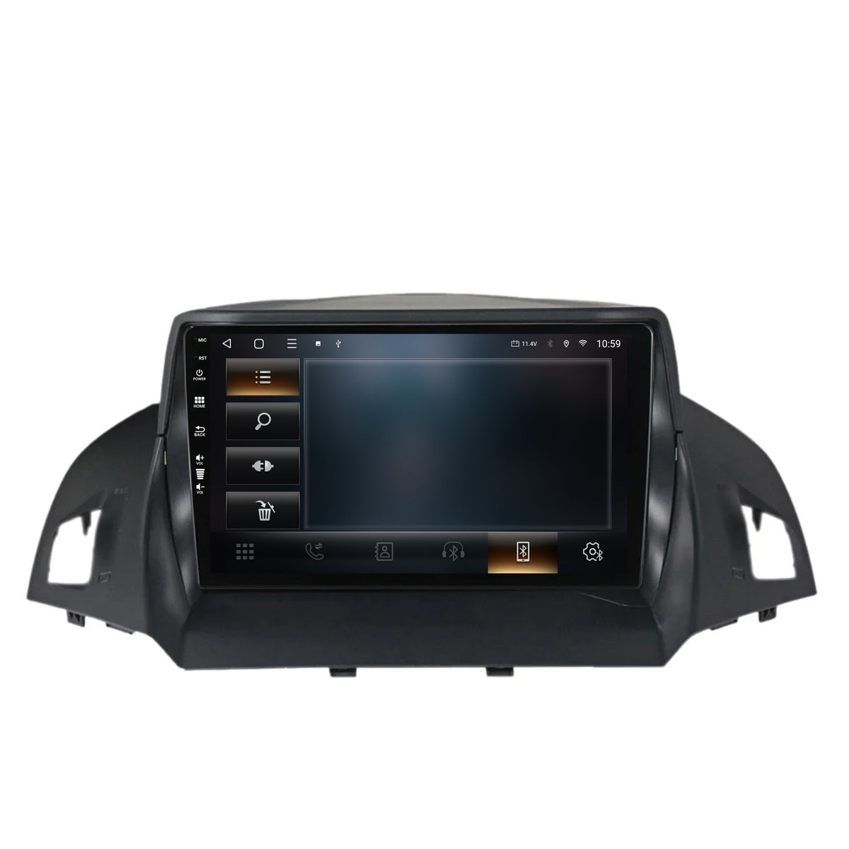 Navigatie HUB64 Ford Kuga / C-Max (2013-2018), 6GB RAM, Android, Octacore, Slot Sim 4G, DSP, GPS, Wi-FI, Carplay, Android Auto, USB, Bluetooth, Waze, Touchscreen, 9 Inch
