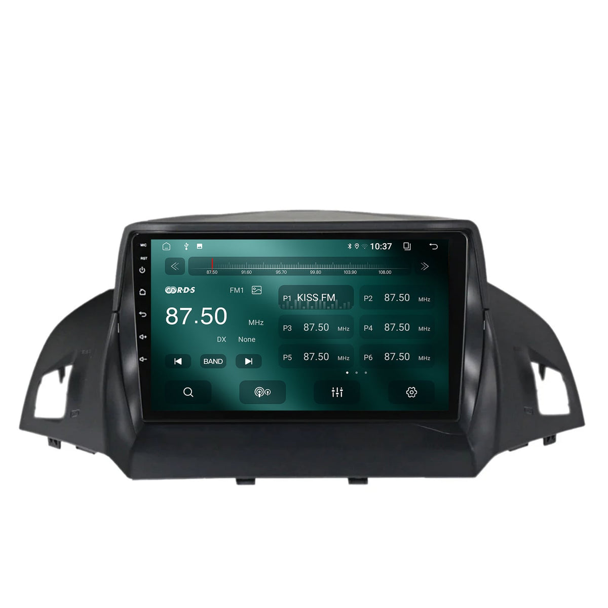 Navigatie HUB64 Ford Kuga / C-Max (2013-2018), 2GB RAM, Android, GPS, Wi-FI, Carplay, Android Auto, USB, Bluetooth, Radio, Waze, Touchscreen, 9 inch