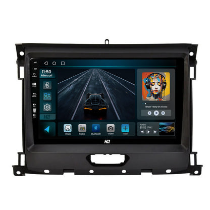 Navigatie HUB64 Ford Ranger (2015-2022), 2GB RAM, Android 13, GPS, Wi-FI, Carplay, Android Auto, USB, Bluetooth, Radio, Waze, Touchscreen, 9 inch