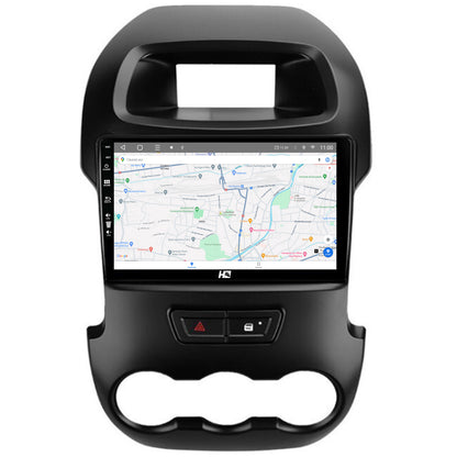 Navigatie HUB64 Ford Ranger (2011-2015), 4GB RAM, Android, Quadcore, DSP, GPS, Wi-FI, Carplay, Android Auto, USB, Bluetooth, Waze, Touchscreen, 9 inch