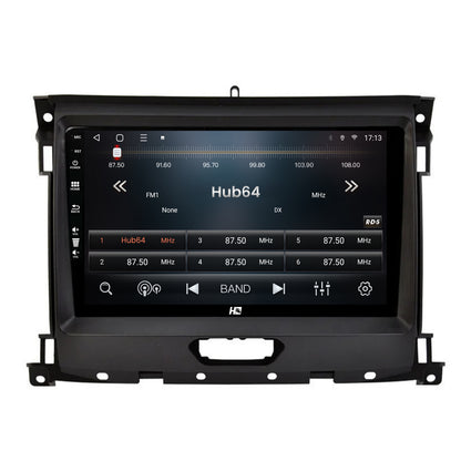 Navigatie HUB64 Ford Ranger (2015-2022), 6GB RAM, Android, Octacore, Slot Sim 4G, DSP, GPS, Wi-FI, Carplay, Android Auto, USB, Bluetooth, Waze, Touchscreen, 9 Inch
