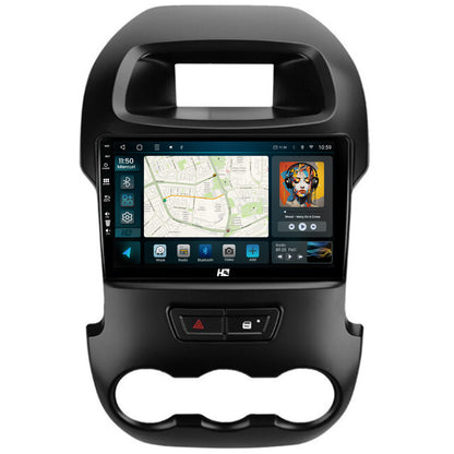 Navigatie HUB64 Ford Ranger (2011-2015), 6GB RAM, Android, Octacore, Slot Sim 4G, DSP, GPS, Wi-FI, Carplay, Android Auto, USB, Bluetooth, Waze, Touchscreen, 9 Inch