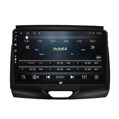 Navigatie HUB64 Ford Ranger (2015-2018), 2GB RAM, Android 13, GPS, Wi-FI, Carplay, Android Auto, USB, Bluetooth, Radio, Waze, Touchscreen, 9 inch
