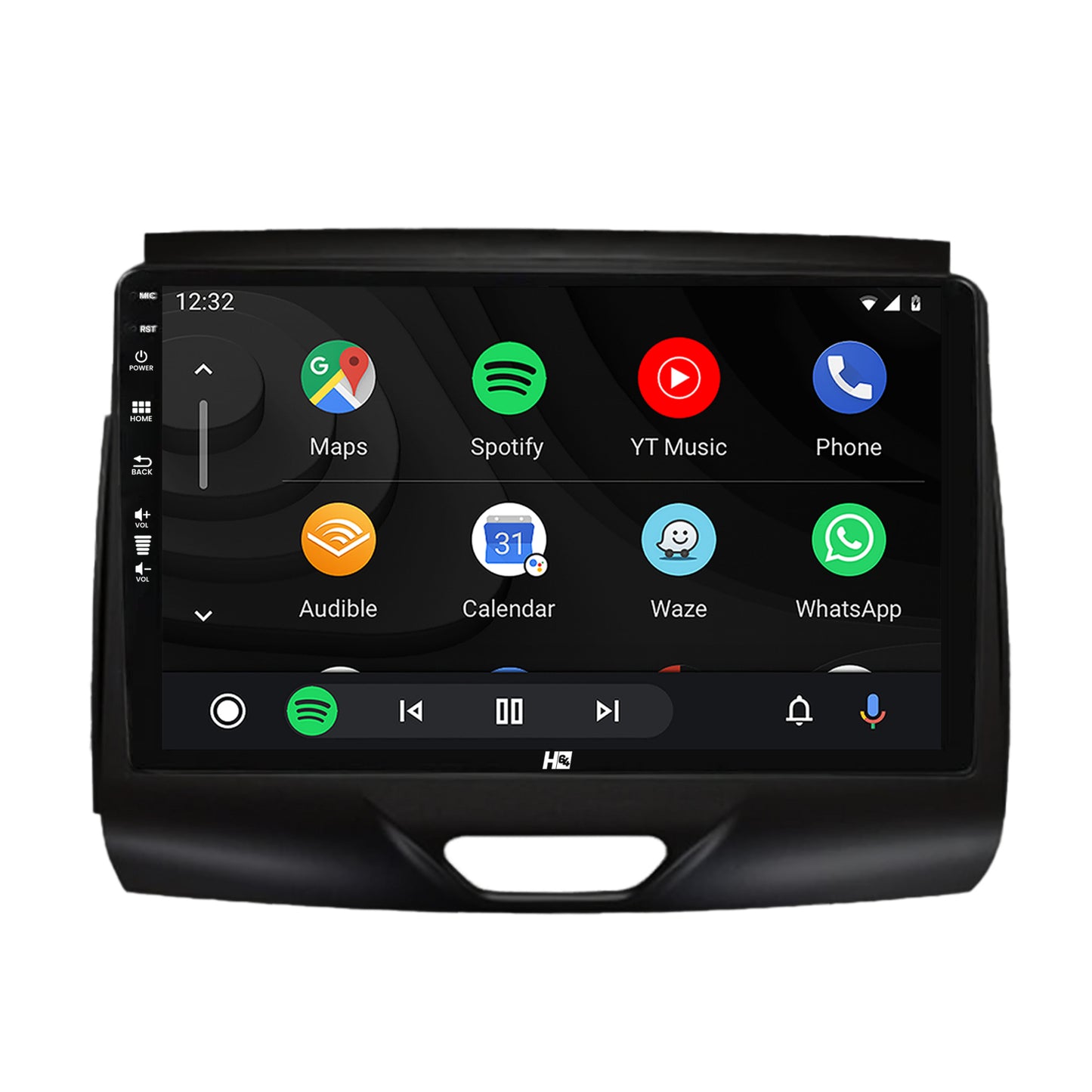 Navigatie HUB64 Ford Ranger (2015-2018), 2GB RAM, Android 13, GPS, Wi-FI, Carplay, Android Auto, USB, Bluetooth, Radio, Waze, Touchscreen, 9 inch