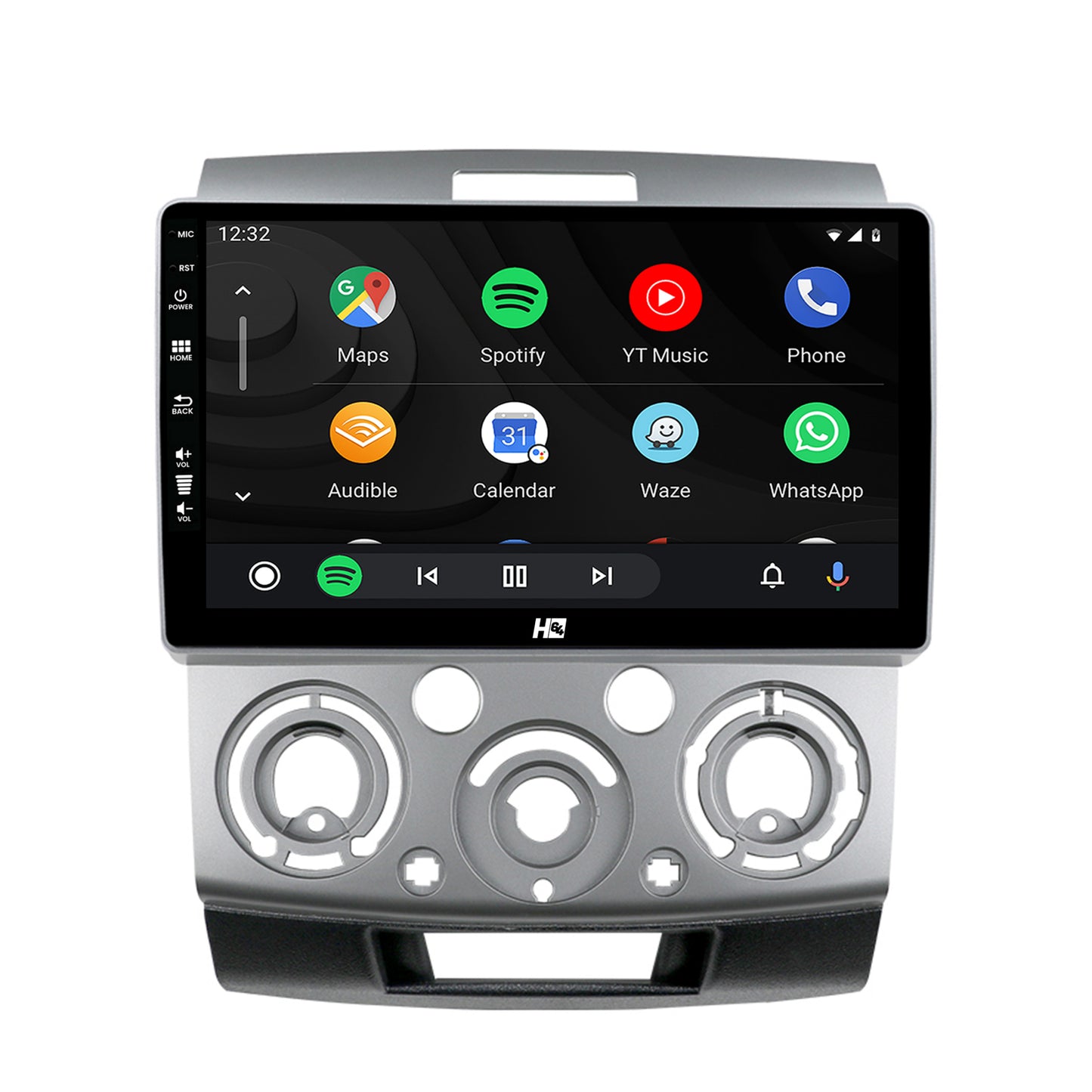 Navigatie HUB64 Ford Ranger / Mazda BT50 (2007-2012), 4GB RAM, Android, Octacore, Slot Sim 4G, DSP, GPS, Wi-FI, Carplay, Android Auto, USB, Bluetooth, Waze, Touchscreen, 9 inch