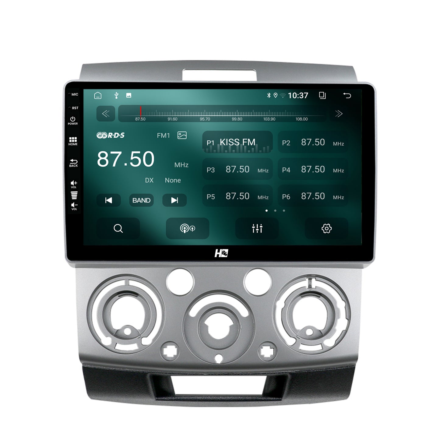 Navigatie HUB64 Ford Ranger / Mazda BT50 (2007-2012), 2GB RAM, Android, GPS, Wi-FI, Carplay, Android Auto, USB, Bluetooth, Radio, Waze, Touchscreen, 9 inch