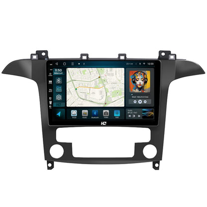 Navigatie HUB64 Ford S-Max / Galaxy (2006-2015), 4GB RAM, Android, Quadcore, DSP, GPS, Wi-FI, Carplay, Android Auto, USB, Bluetooth, Waze, Touchscreen, 9 inch
