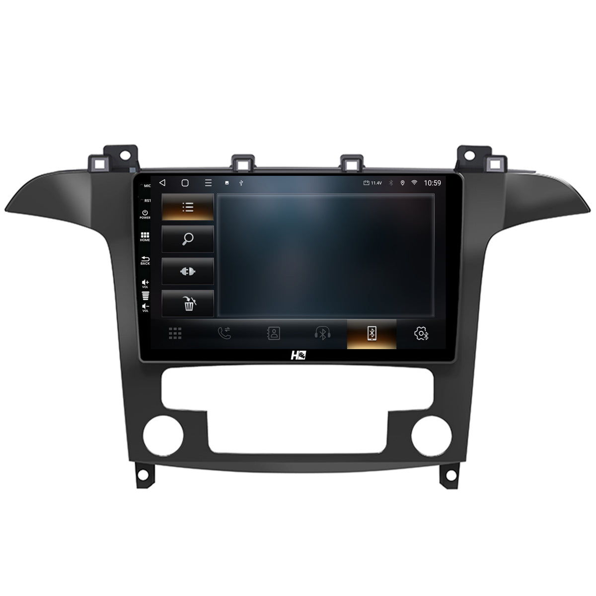 Navigatie HUB64 Ford S-Max / Galaxy (2006-2015), 4GB RAM, Android, Quadcore, DSP, GPS, Wi-FI, Carplay, Android Auto, USB, Bluetooth, Waze, Touchscreen, 9 inch