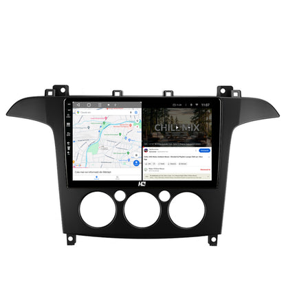 Navigatie HUB64 Ford S-MAX (2006-2015) Clima Manuala, 4GB RAM, Android, Quadcore, DSP, GPS, Wi-FI, Carplay, Android Auto, USB, Bluetooth, Waze, Touchscreen, 9 inch