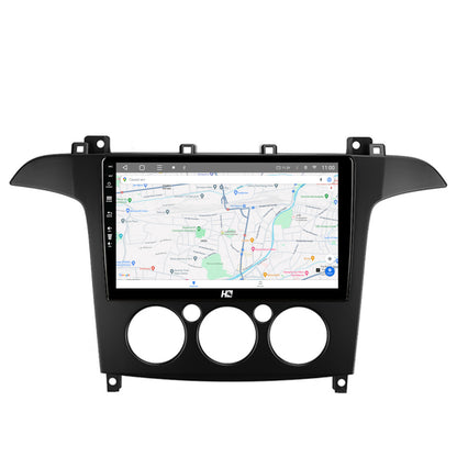 Navigatie HUB64 Ford S-MAX (2006-2015) Clima Manuala, 4GB RAM, Android, Quadcore, DSP, GPS, Wi-FI, Carplay, Android Auto, USB, Bluetooth, Waze, Touchscreen, 9 inch