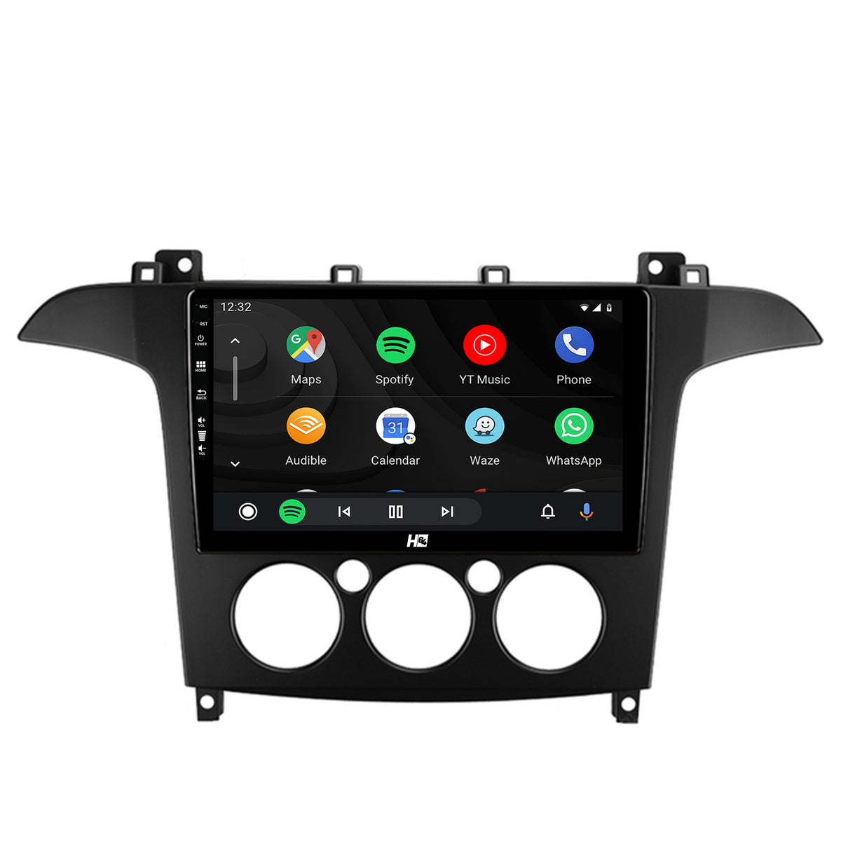 Navigatie HUB64 Ford S-MAX (2006-2015) Clima Manuala, 4GB RAM, Android, Quadcore, DSP, GPS, Wi-FI, Carplay, Android Auto, USB, Bluetooth, Waze, Touchscreen, 9 inch