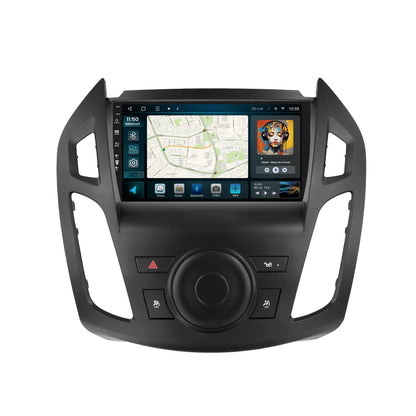 Navigatie HUB64 Ford Transit (2014-2020), 4GB RAM, Android, Octacore, Slot Sim 4G, DSP, GPS, Wi-FI, Carplay, Android Auto, USB, Bluetooth, Waze, Touchscreen, 9 Inch