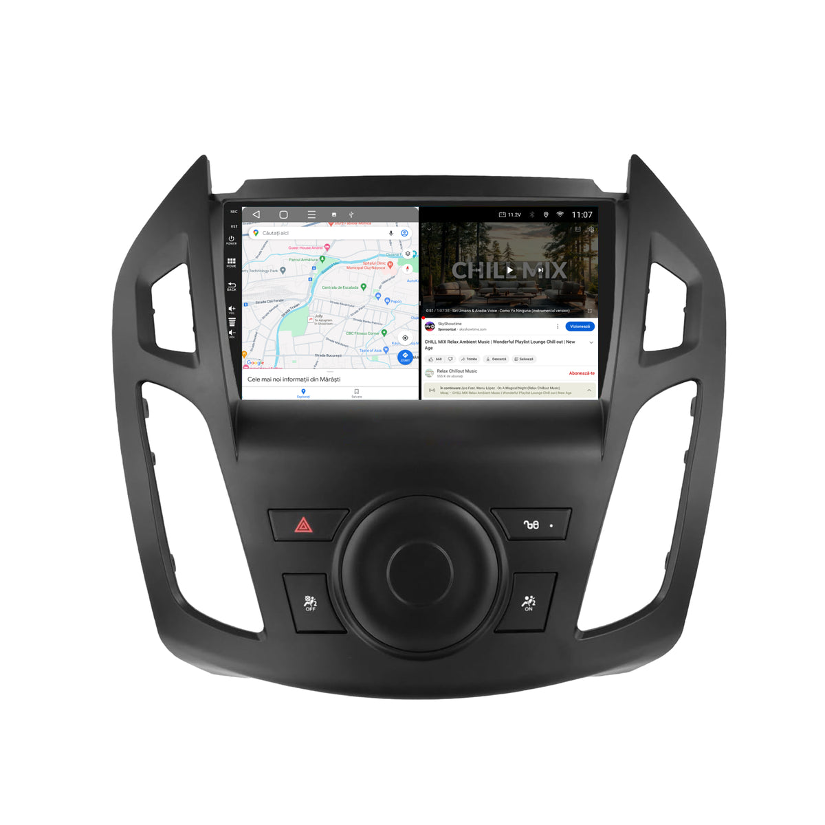 Navigatie HUB64 Ford Transit (2014-2020), Android 13,HB-Quadcore / 2GB RAM + 32GB ROM, 9 Inch