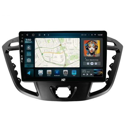 Navigatie HUB64 Ford Transit / Tourneo (2012-2020), 4GB RAM, Android, Quadcore, DSP, GPS, Wi-FI, Carplay, Android Auto, USB, Bluetooth, Waze, Touchscreen, 9 inch