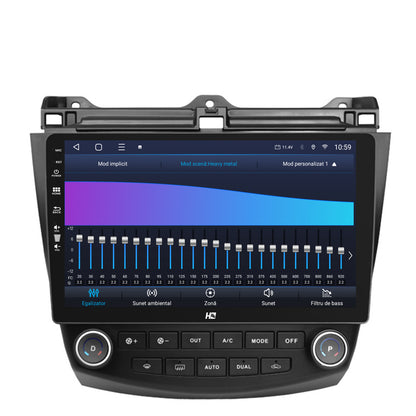 Navigatie HUB64 Honda Accord 7 (2005-2008), 8GB RAM, Android, Octacore, Slot Sim 4G, DSP, GPS, Wi-FI, Carplay, Android Auto, USB, Bluetooth, Waze, Touchscreen, 10.1 Inch