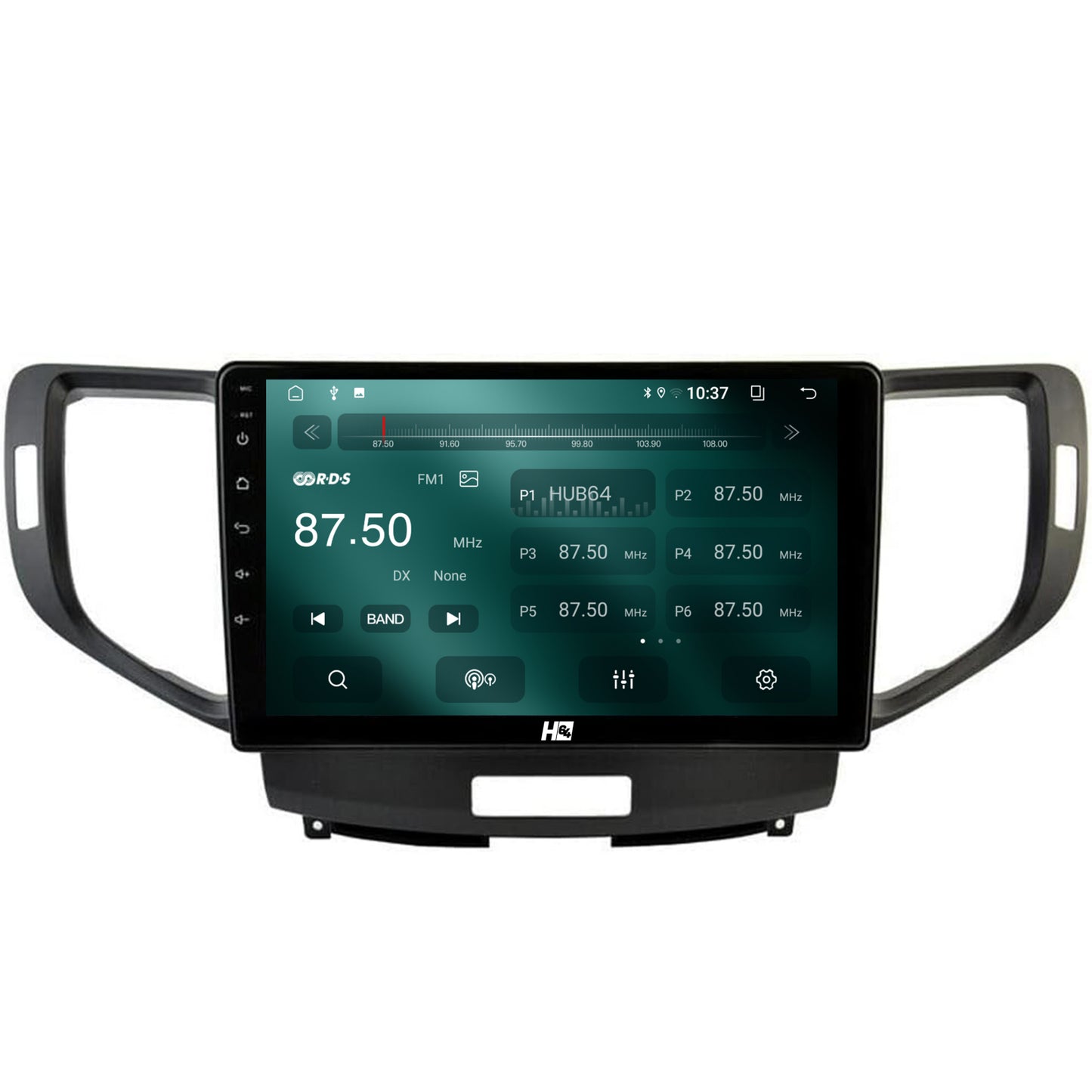Navigatie HUB64 Honda Accord VIII (2008-2012), 2GB RAM, Android, GPS, Wi-FI, Carplay, Android Auto, USB, Bluetooth, Radio, Waze, Touchscreen, 9 inch