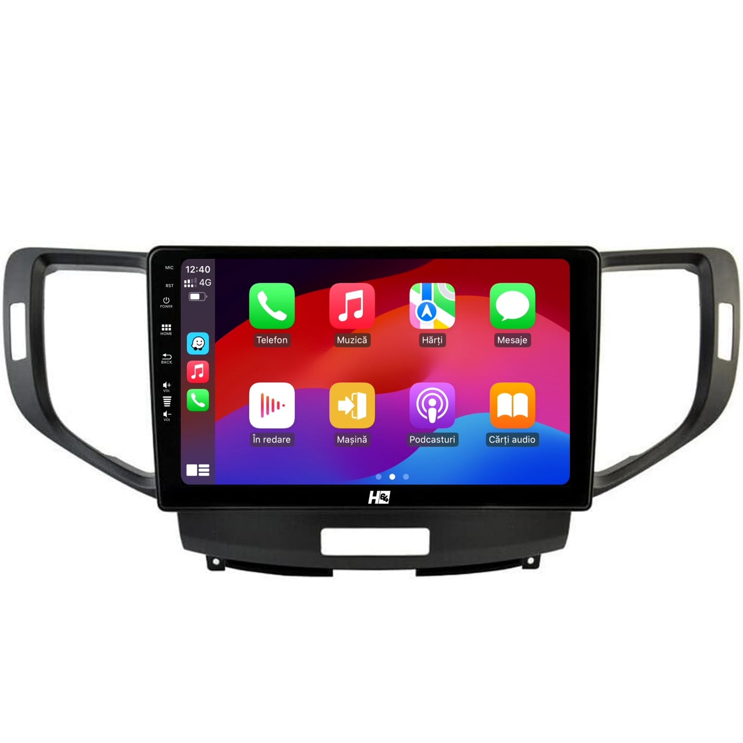 Navigatie HUB64 Honda Accord VIII (2008-2012), 4GB RAM, Android, Quadcore, DSP, GPS, Wi-FI, Carplay, Android Auto, USB, Bluetooth, Waze, Touchscreen, 9 Inch