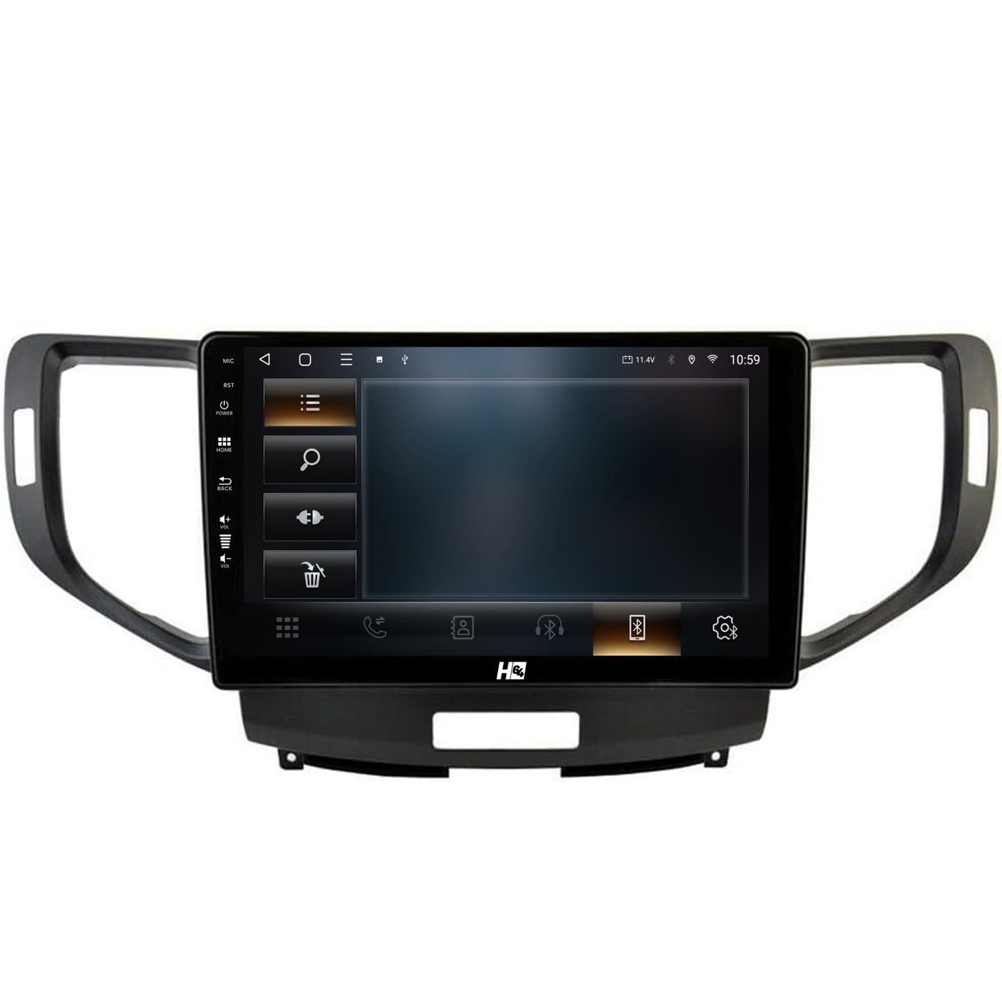Navigatie HUB64 Honda Accord VIII (2008-2012), 8GB RAM, Android, Octacore, Slot Sim 4G, DSP, GPS, Wi-FI, Carplay, Android Auto, USB, Bluetooth, Waze, Touchscreen, 9 Inch