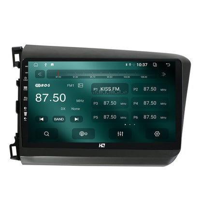 Navigatie HUB64 Honda Civic (2012-2015), 2GB RAM, Android, GPS, Wi-FI, Carplay, Android Auto, USB, Bluetooth, Radio, Waze, Touchscreen, 9 inch