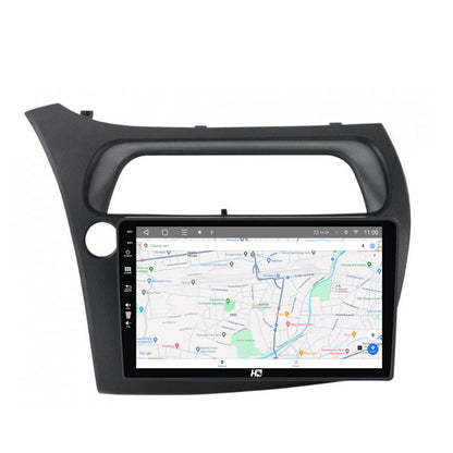 Navigatie HUB64 Honda Civic Hatchback (2006-2011), 4GB RAM, Android, Quadcore, DSP, GPS, Wi-FI, Carplay, Android Auto, USB, Bluetooth, Waze, Touchscreen, 9 inch