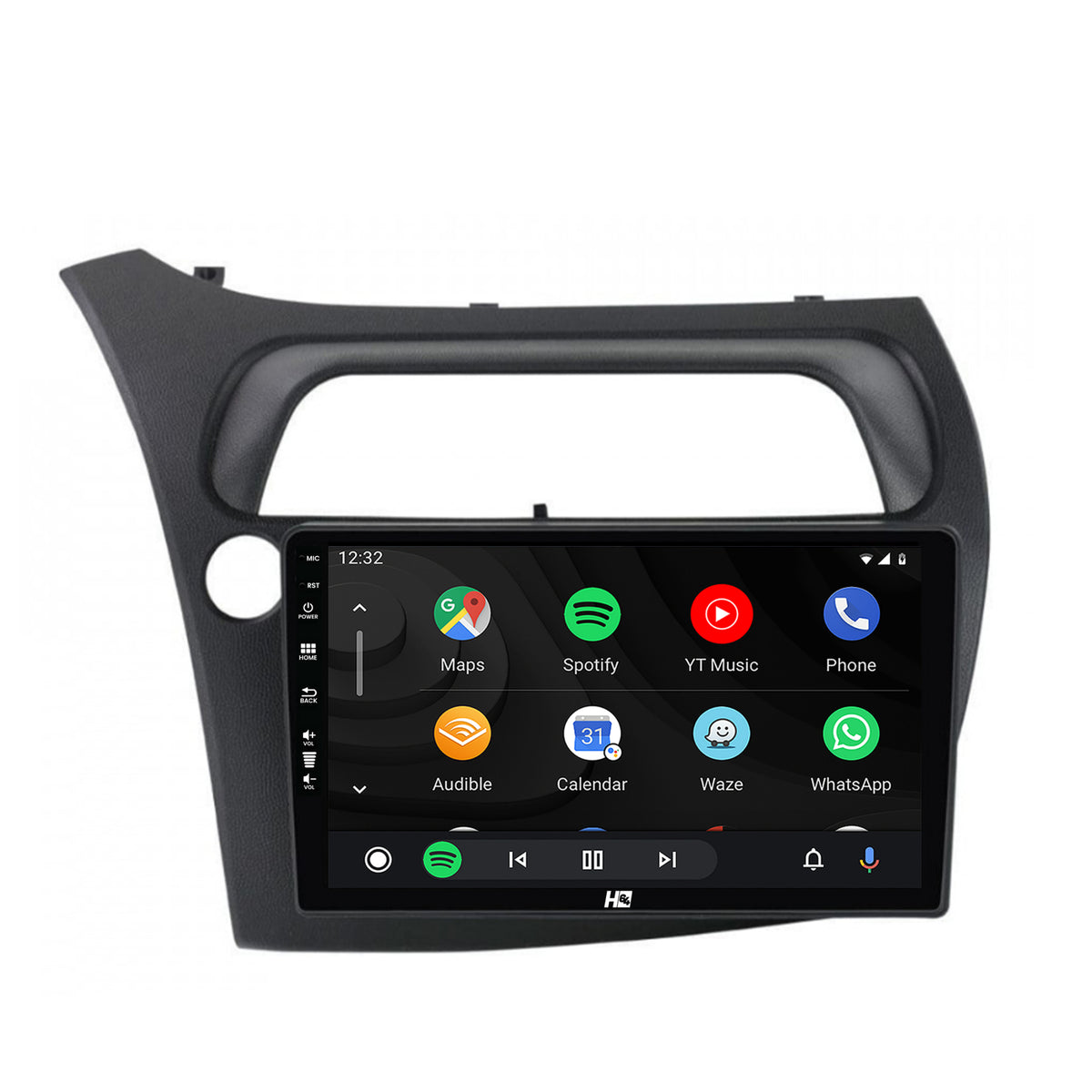 Navigatie HUB64 Honda Civic Hatchback (2006-2011), 6GB RAM, Android, Octacore, Slot Sim 4G, DSP, GPS, Wi-FI, Carplay, Android Auto, USB, Bluetooth, Waze, Touchscreen, 9 Inch