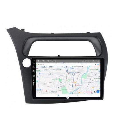 Navigatie HUB64 Honda Civic Hatchback (2006-2011), 8GB RAM, Android, Octacore, Slot Sim 4G, DSP, GPS, Wi-FI, Carplay, Android Auto, USB, Bluetooth, Waze, Touchscreen, 9 Inch
