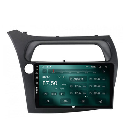 Navigatie HUB64 Honda Civic Hatchback (2006-2011), 2GB RAM, Android, GPS, Wi-FI, Carplay, Android Auto, USB, Bluetooth, Radio, Waze, Touchscreen, 9 inch