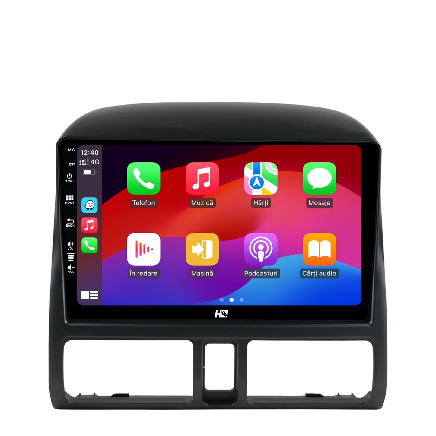 Navigatie HUB64 Honda CRV (1998-2005), 8GB RAM, Android, Octacore, Slot Sim 4G, DSP, GPS, Wi-FI, Carplay, Android Auto, USB, Bluetooth, Waze, Touchscreen, 9 Inch