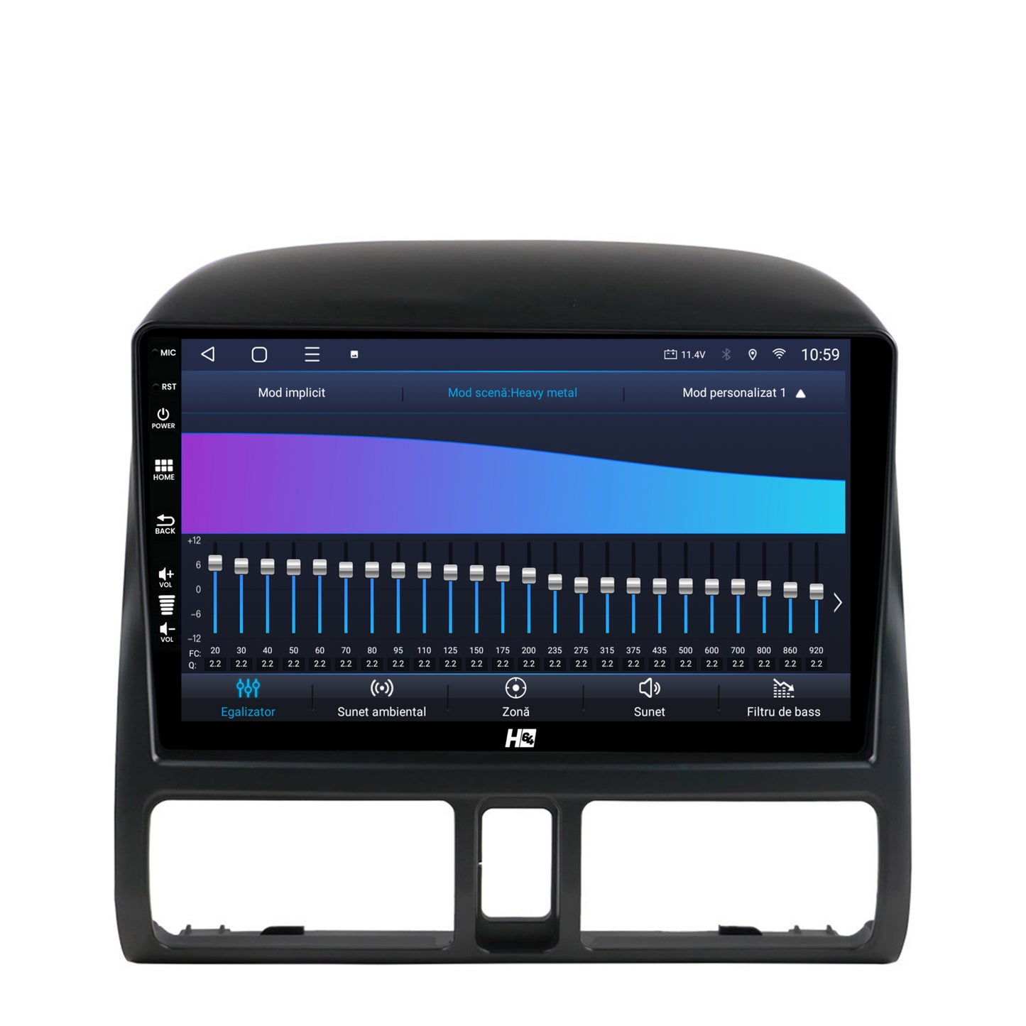 Navigatie HUB64 Honda CRV (1998-2005), 8GB RAM, Android, Octacore, Slot Sim 4G, DSP, GPS, Wi-FI, Carplay, Android Auto, USB, Bluetooth, Waze, Touchscreen, 9 Inch