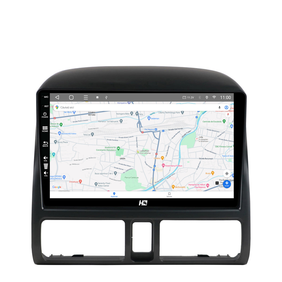 Navigatie HUB64 Honda CRV (1998-2005), 8GB RAM, Android, Octacore, Slot Sim 4G, DSP, GPS, Wi-FI, Carplay, Android Auto, USB, Bluetooth, Waze, Touchscreen, 9 Inch