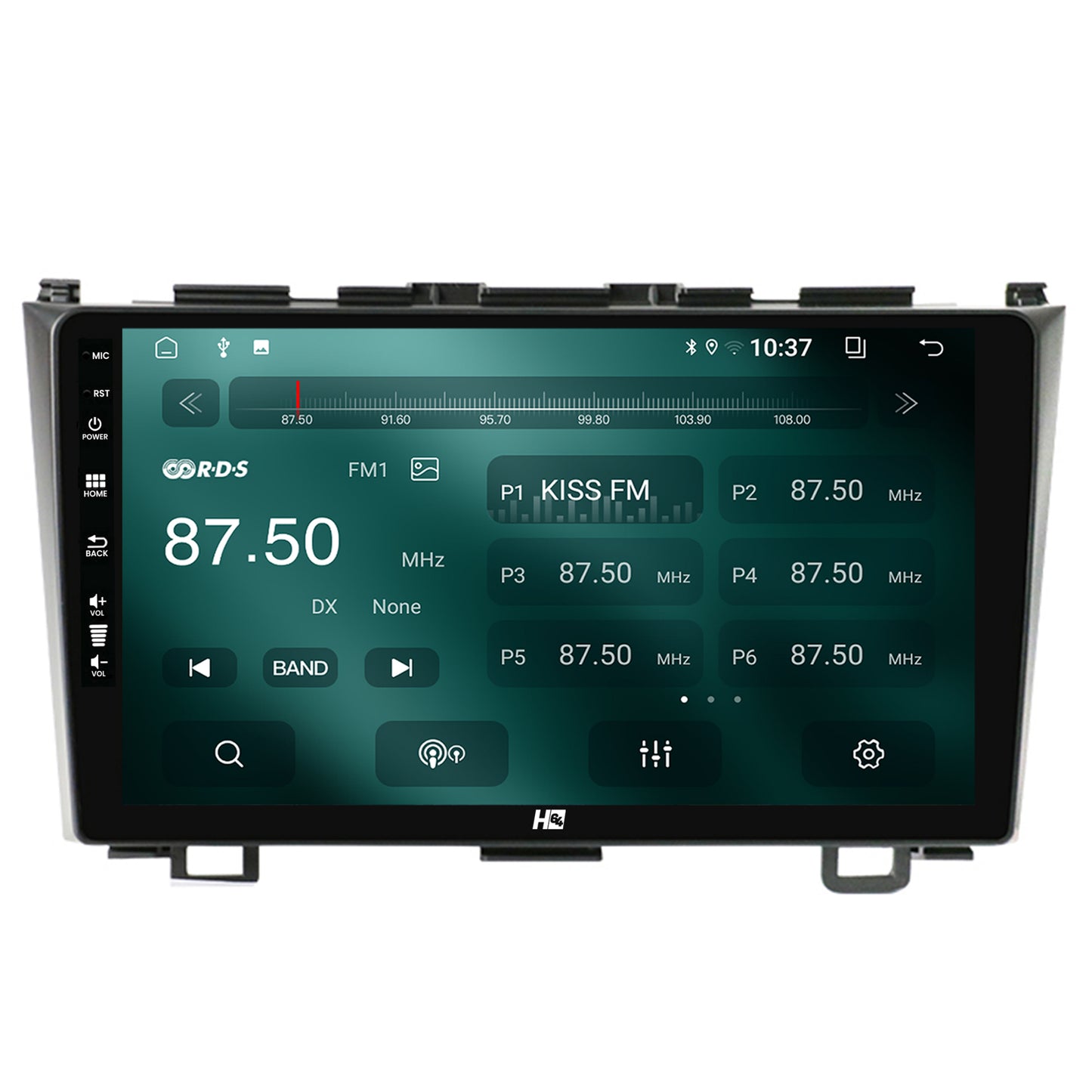 Navigatie HUB64 Honda CRV (2006-2012), 2GB RAM, Android, GPS, Wi-FI, Carplay, Android Auto, USB, Bluetooth, Radio, Waze, Touchscreen, 9 inch