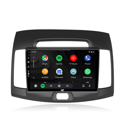 Navigatie HUB64 Hyundai Elantra (2006-2011), 2GB RAM, Android, GPS, Wi-FI, Carplay, Android Auto, USB, Bluetooth, Radio, Waze, Touchscreen, 9 inch