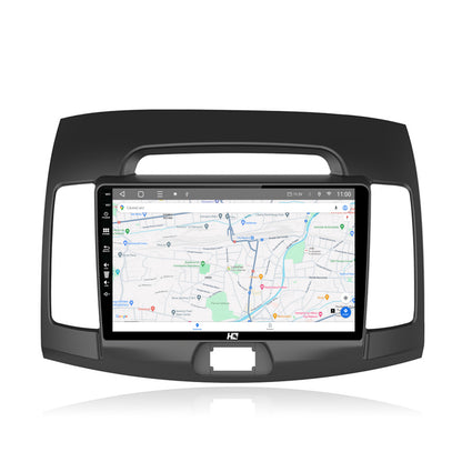 Navigatie HUB64 Hyundai Elantra (2006-2011), 4GB RAM, Android, Octacore, Slot Sim 4G, DSP, GPS, Wi-FI, Carplay, Android Auto, USB, Bluetooth, Waze, Touchscreen, 9 inch