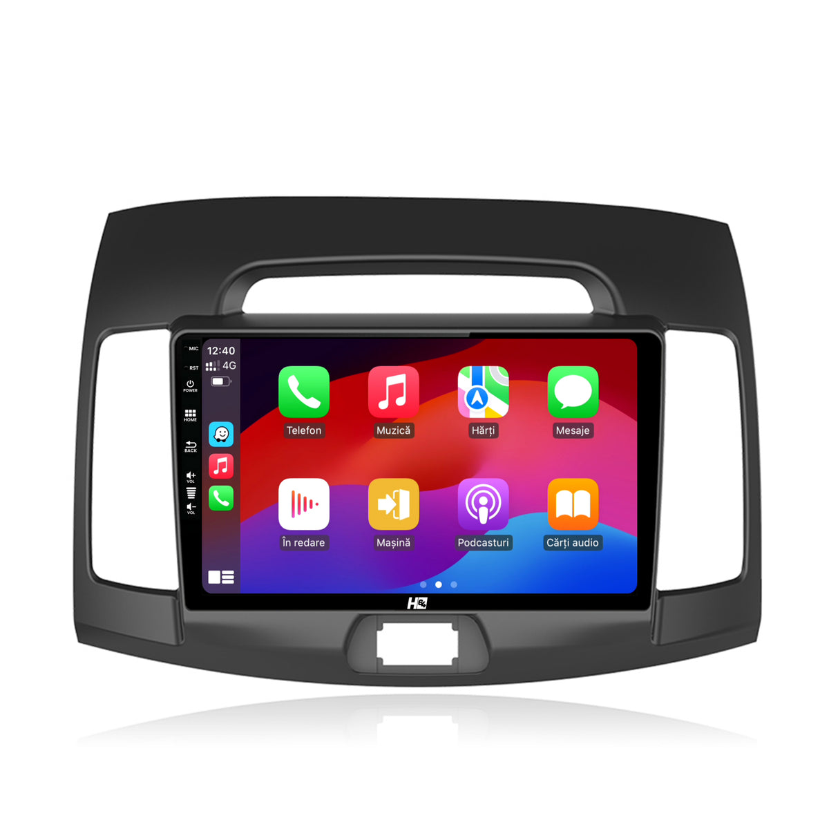 Navigatie HUB64 Hyundai Elantra (2006-2011), 8GB RAM, Android, Octacore, Slot Sim 4G, DSP, GPS, Wi-FI, Carplay, Android Auto, USB, Bluetooth, Waze, Touchscreen, 9 Inch
