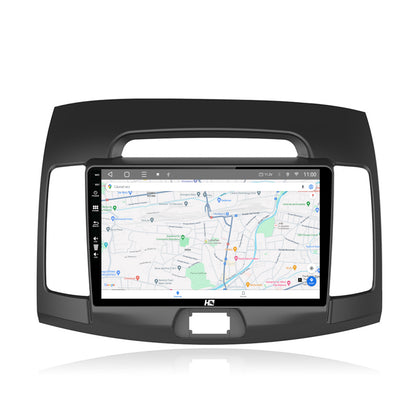 Navigatie HUB64 Hyundai Elantra (2006-2011), 8GB RAM, Android, Octacore, Slot Sim 4G, DSP, GPS, Wi-FI, Carplay, Android Auto, USB, Bluetooth, Waze, Touchscreen, 9 Inch